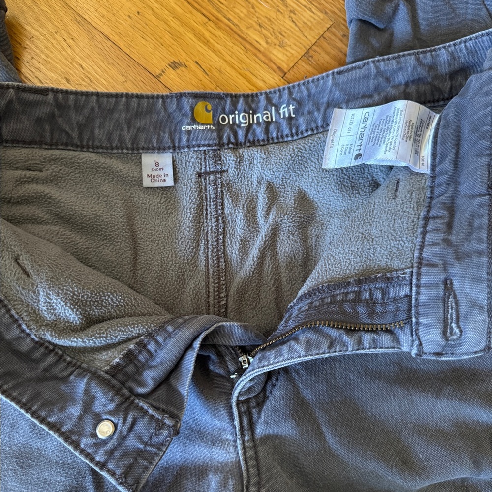 Carhartt Gray Original Fit Pants size 8S - Picture 5 of 9